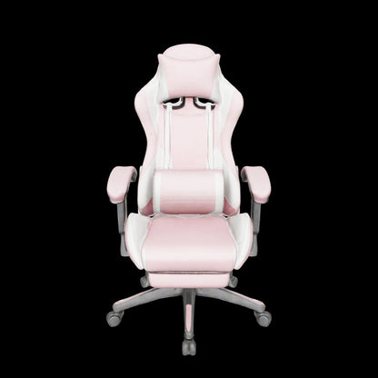 Zentrah Nova ergonomic gaming chair, sleek design, pink, 3D