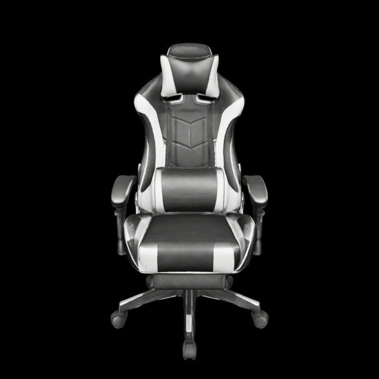Zentrah Apex ergonomic gaming chair, white, 3D